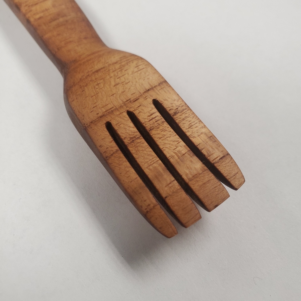Hand carved fork - Picture 8 of 8